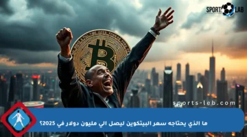 ما الذي يحتاجه سعر البيتكوين ليصل إلى مليون دولار في 2025؟